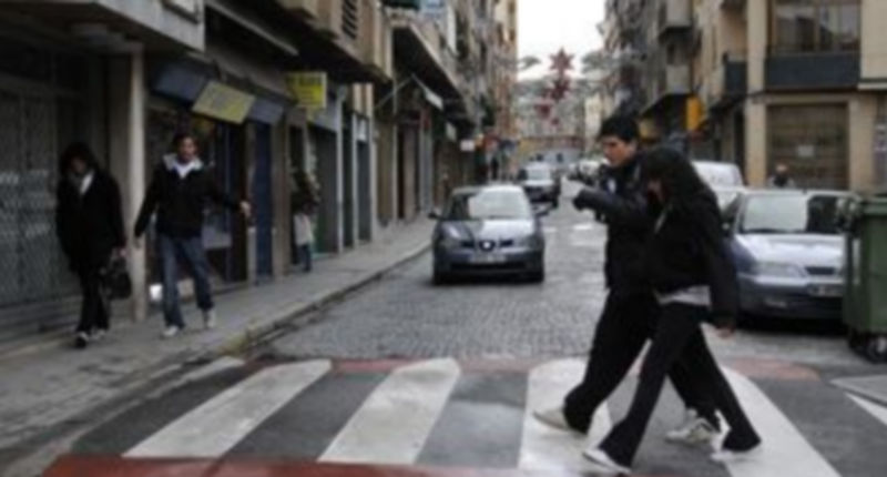 Vista parcial de la calle Alférez Provisional