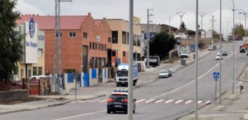 El camión frigorífico contaba con 530 corderos envasados en Ayllón. / Guardia Civil