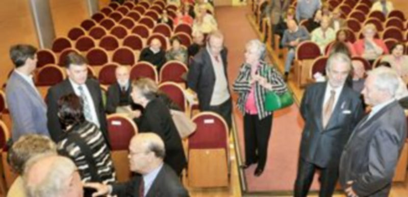 La Sala Caja Segovia fue escenario de la proyección del documental dedicado a Don Juan. / Kamarero