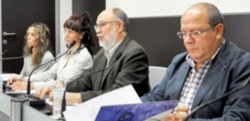 Rueda de prensa de la familia Toribio tras conocer la sentencia. / Kamarero