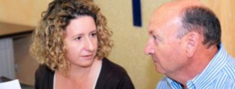 Moreno y el viceportavoz del grupo municipal del PP