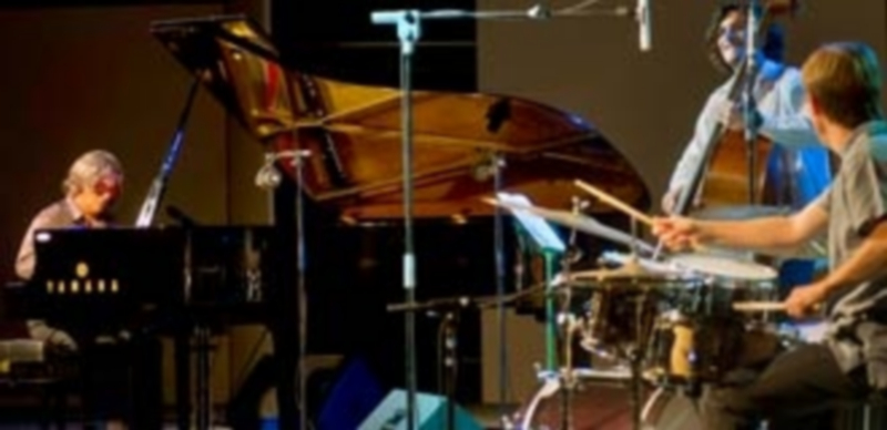 Chano Domínguez se presentó en formación de trío junto a Bori Albero (contrabajo) y Marc Minalta (batería). / Kamarero