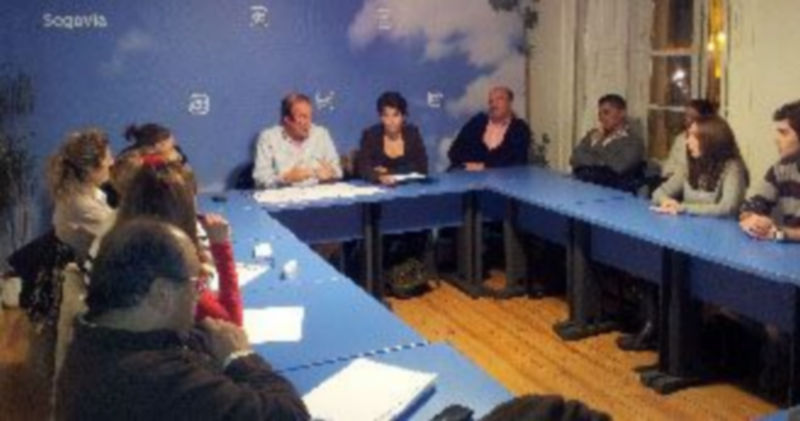 Un momento de la reunión de la nueva comisión de Sanidad del Partido Popular de SEgovia. / El Adelantado