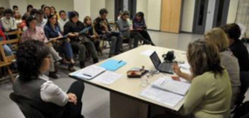 Los representantes de las asociaciones de la Federación