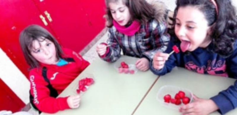 Los alumnos volverán a poder disfrutar este curso de una alimentación saludable./kamarero