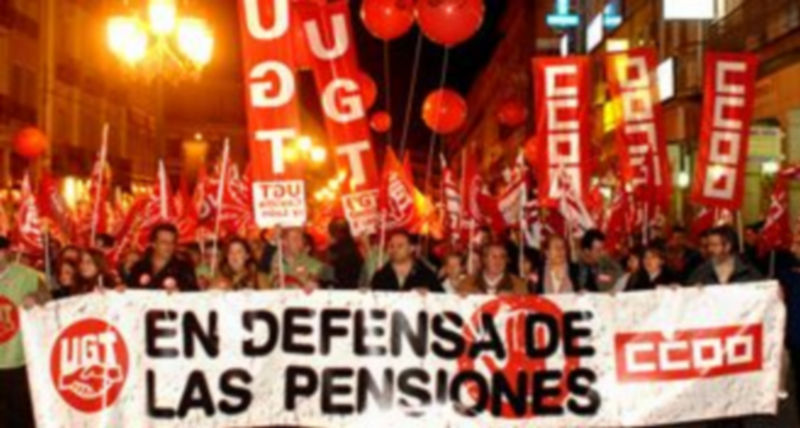 La cabecera de la manifestación