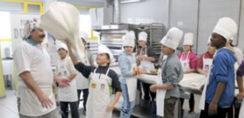 Imagen de archivo del taller de cocina para niños