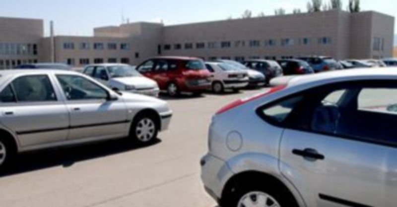 Imagen de la planta en superficie del aparcamiento del Hospital General de Segovia. / Alberto Benavente