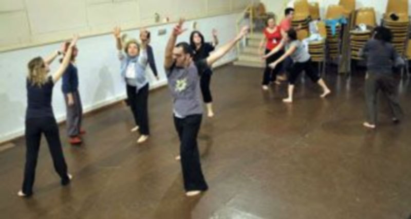 Una de las actividades realizadas el pasado curso en el Taller Municipal de Teatro