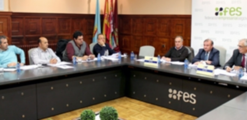 Los profesionales de los sectores integrados en AMES celebraron su asamblea en el salón de actos de la FES. / El Adelantado