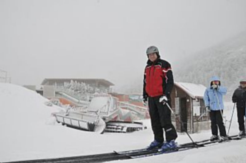 Jornada de esquí en La Pinilla./ Foto: Juan Martín.