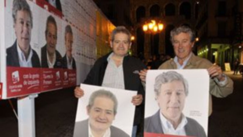 Luis Peñalosa y José Luis Duque (IU).