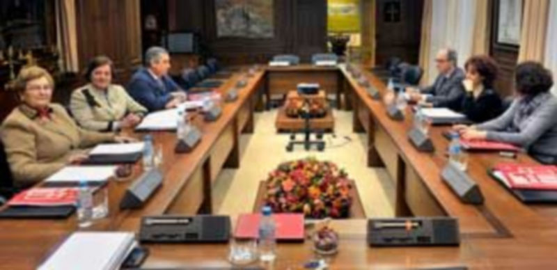 Imagen de una reunión de los integrantes de la gestora que deberá constituir la futura Fundación. / Kamarero