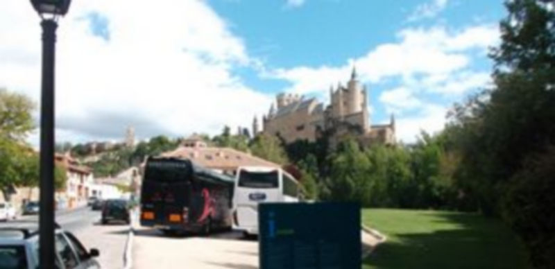 Foto facilitada por la propiedad en la que demuestra que el edificio no afecta a las vistas del Alcázar. / El Adelantado