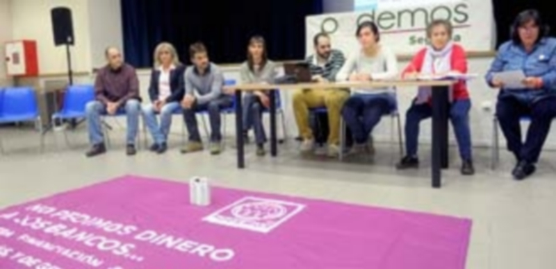 Los candidatos de Podemos