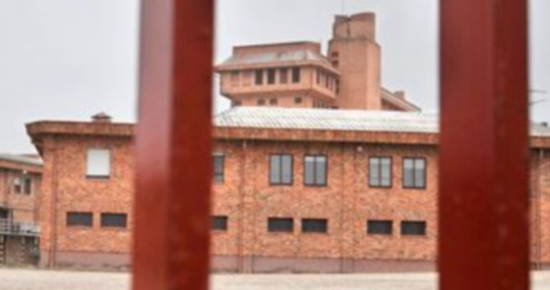 La fábrica de La Choricera aparece ya desierta de personal y camiones. / KAMARERO