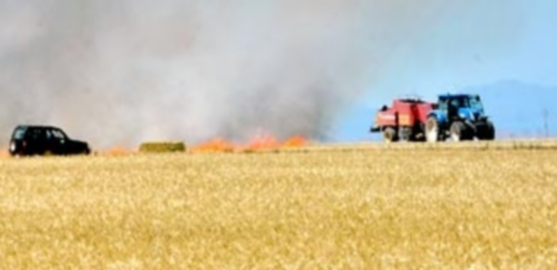 Las cosechadoras verán limitado su uso durante el verano./ kamarero