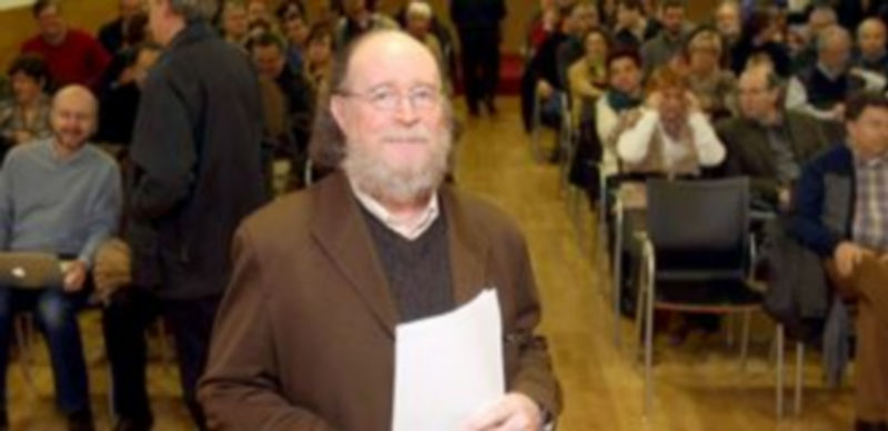 Joaquín Díaz fue el primer invitado de la Tertulia. / Ical