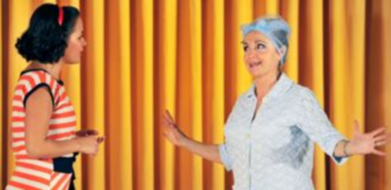 Un momento de la actuación del grupo Candilejas