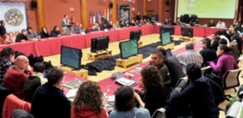 La asamblea de AEAFMA se está celebrando este fin de semana en las instalaciones del CENEAM de Valsaín. / Kamarero