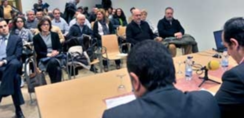 La jornada estuvo orientada para personal de las tres administraciones. / Kamarero