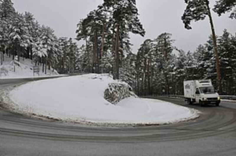 Los conductores tuvieron que ir con precaución en ‘las Siete Revueltas’