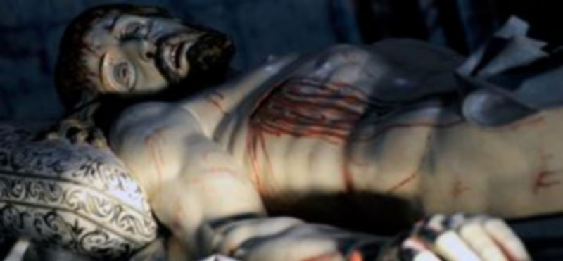 Detale del Cristo Yacente./ Kamarero
