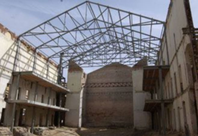 El teatro Cervantes fue demolido y actualmente ofrece este estado