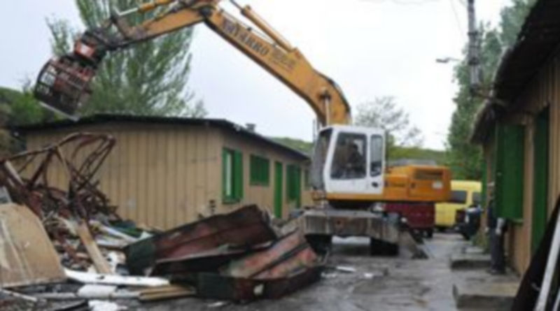 Las excavadoras acabaron con la zona de infravivienda de El Tejerín el pasado mes de mayo. / Juan Martín