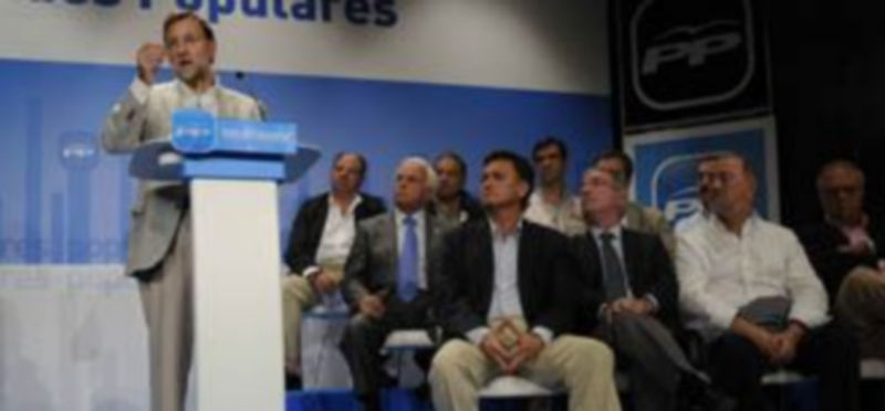El PP muestra en Segovia las líneas básicas de su acción electoral 1 Mariano Rajoy participó en septiembre de 2009 en un foro similar