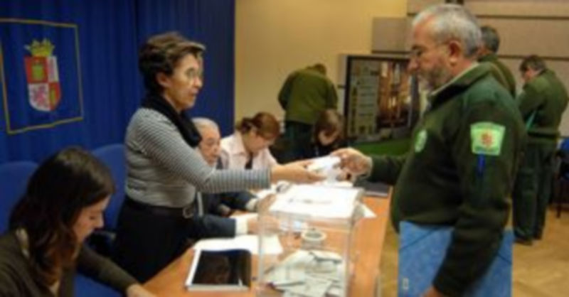 Imagen de archivo de las anteriores elecciones sindicales