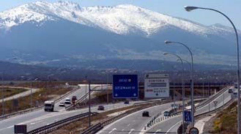 Inicio de la autopista AP-61