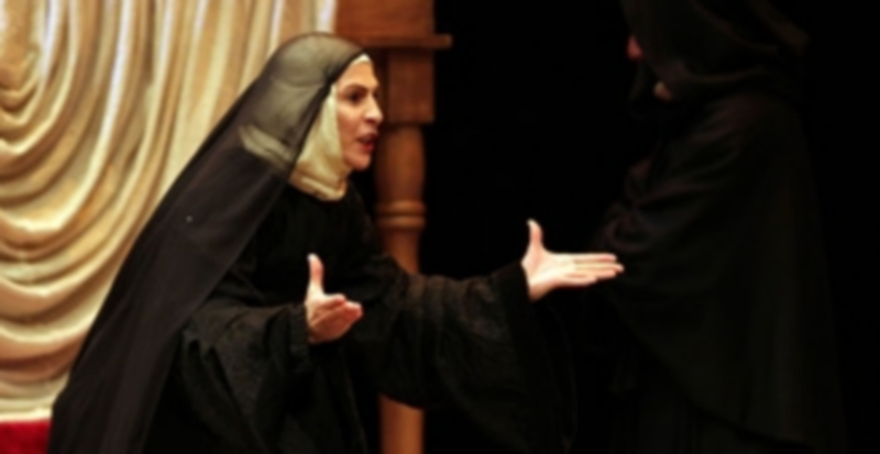 Uno de los momentos de la representación de ‘Juana