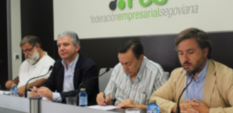 Los grupos de acción local de Segovia han creado 552 empleos desde 2007 1 De izquierda a derecha: Javier Pérez de Andrés