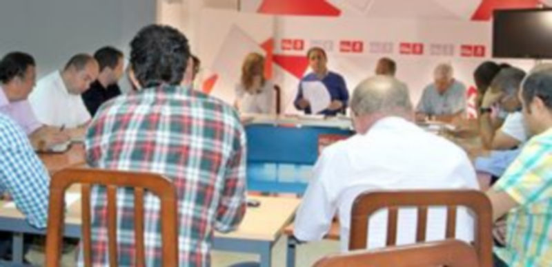 Un momento de la reunión del Consejo Territorial