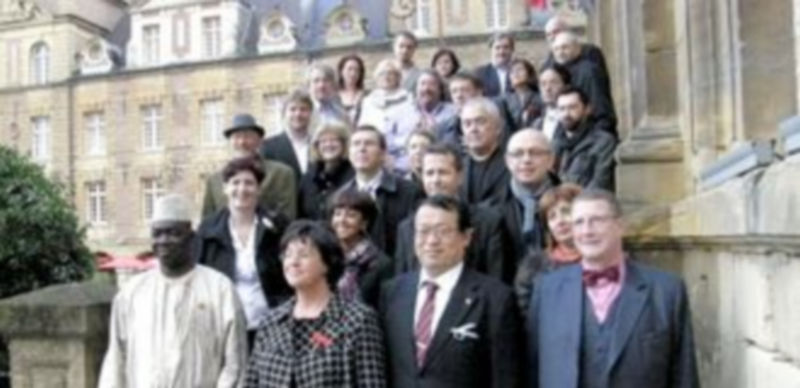 Foto de familia de la reunión de AVIAMA celebrada el pasado año. /EL ADELANTADO