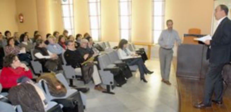 Un momento del acto celebrado en el salón del plenos de la Diputación Provincia. / El Adelantado