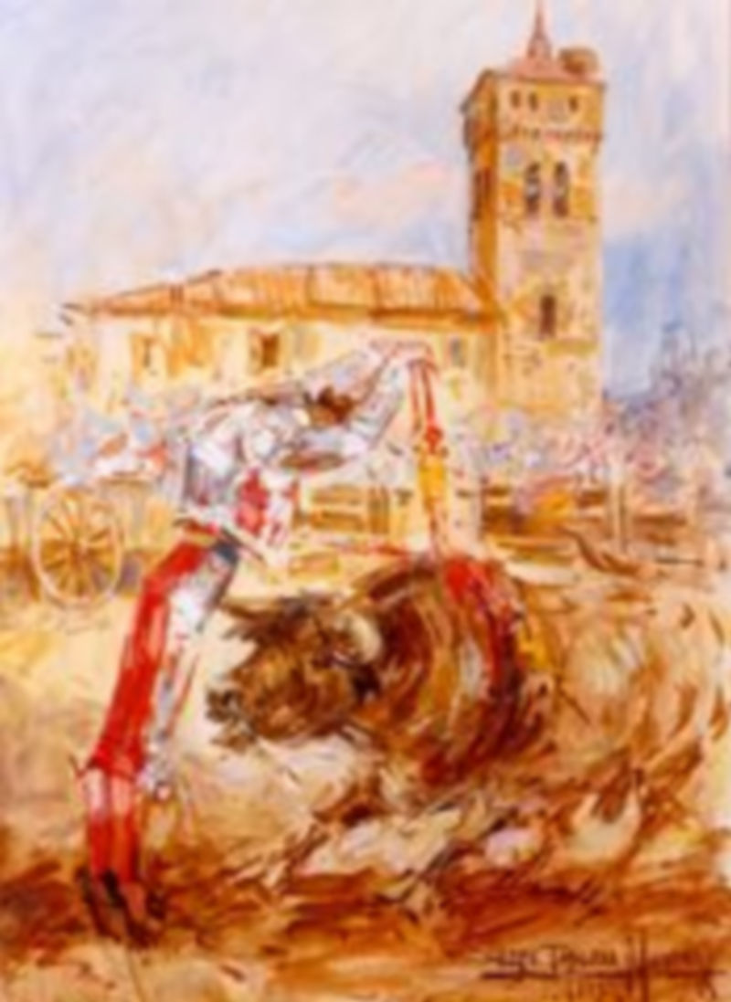 Apunte de Lope Tablada sobre un festejo segoviano. / El Adelantado