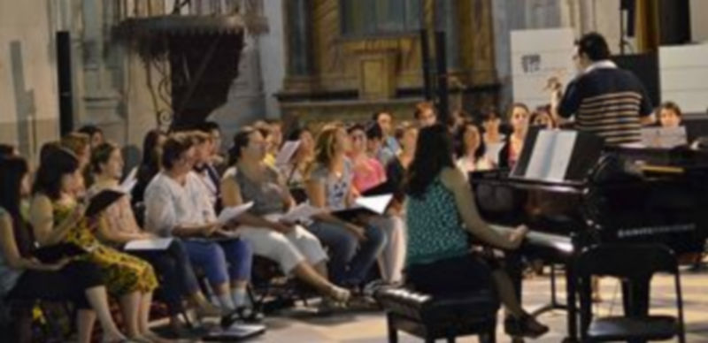 Imagen de uno de los recitales ofrecido durante la última edición del Curso de Técnica vocal