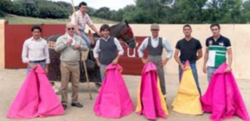 Los participantes en el tentadero