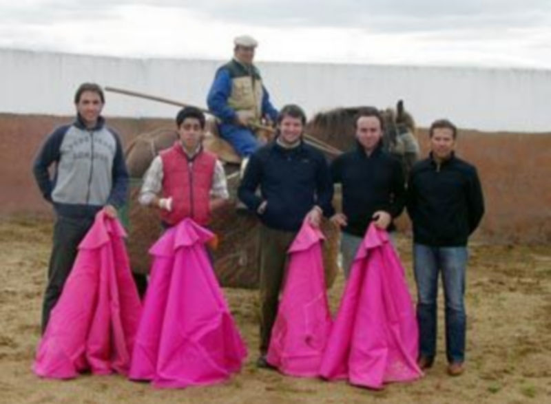 Imagen de los participantes del tentadero de San Fernando./ P.P.