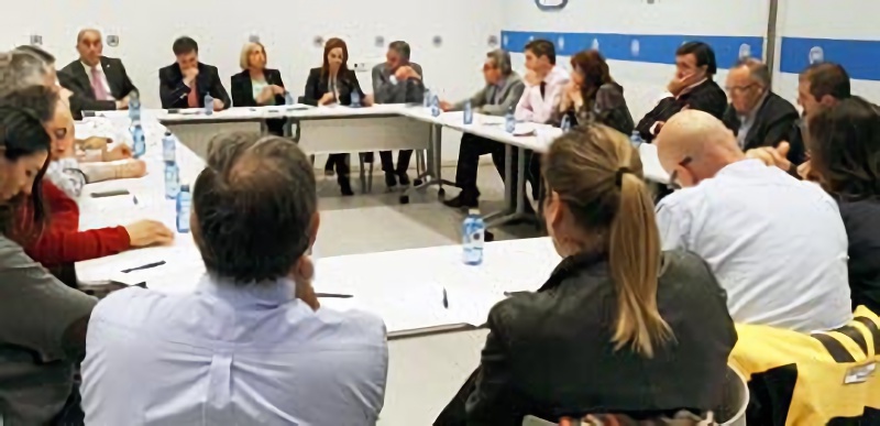 La primera reunión del renovado Consejo de Política Local se ha celebrado esta semana en la sede del PP. / E. A.