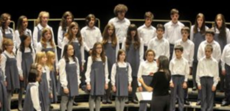 En el Encuentro de Escolanías participaron grupos de Oviedo y Valencia