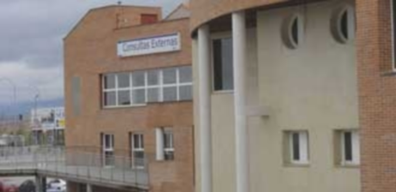 Entrada del Hospital General de Segovia. / Kamarero