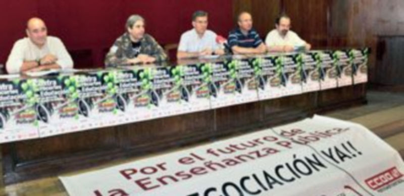Los representantes de FETE-UGT