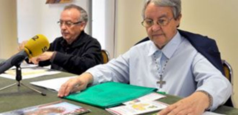 Isaac Benito y la hermana Concepción