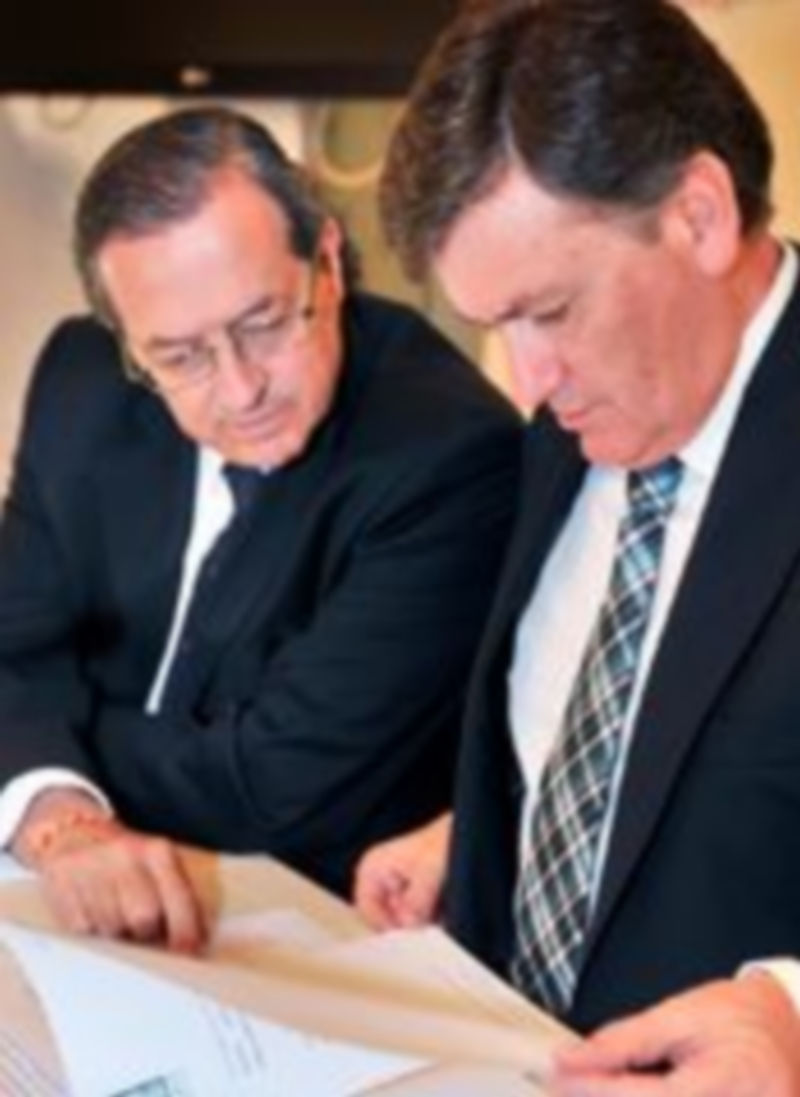 Monsalve (izq.) y Vázquez