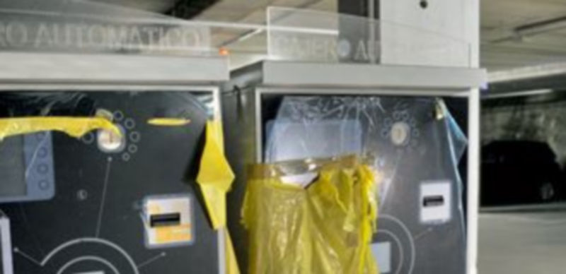 Todo está preparado para poner en marcha el parking de pago. / Kamarero