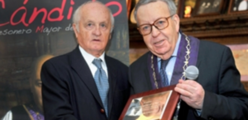 Momento del acto de entrega del XI Trofeo ‘Mesonero Mayor de Castilla’. / Kamarero