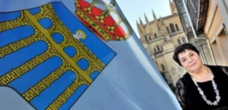 La alcaldesa de Segovia